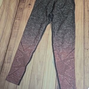 Victoria's Secret Gray and Pink Leggings